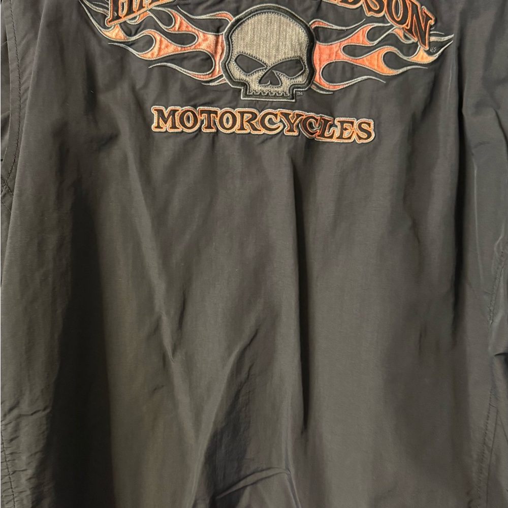 Harley-Davidson Black Jacket with Orange Logo